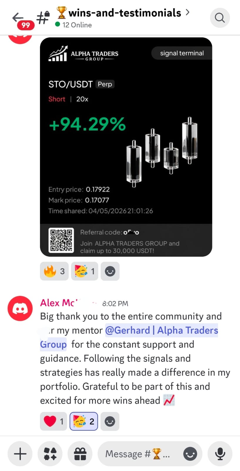 Member result